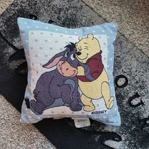 Vintage Pillow Throw Tapestry Style Disney Winnie The Pooh And Eeyore